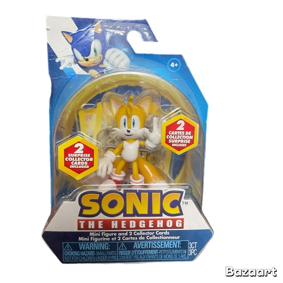 Sega Other - Sonic The Hedgehog Tails 2.5" Mini Figure And 2 Collector Cards New